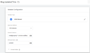 blog updated time GTM variable